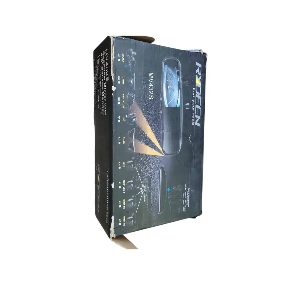Rydeen Rearview Mirror with 4.3” Backup Monitor MV434 S